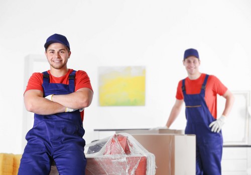 Office relocation planning and packing materials for a Surrey business move