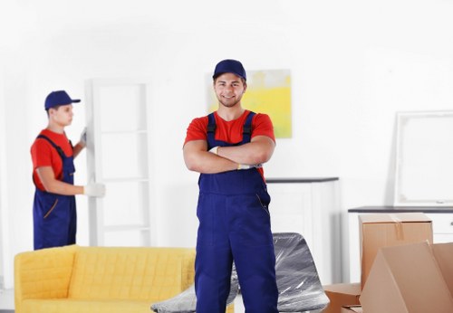 Removals van service helping with a Surrey home move