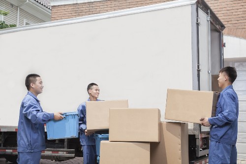 Removal team supporting a flat move in Surrey